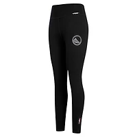Women's Pro Standard Black Golden State Warriors Paint the City Tri-Blend Jersey Leggings