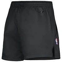 Women's Pro Standard  Black Golden State Warriors Script Woven Shorts