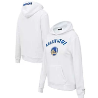 Golden State Warriors Classic Pro Standard blanc pour femme - Chandail à capuchon