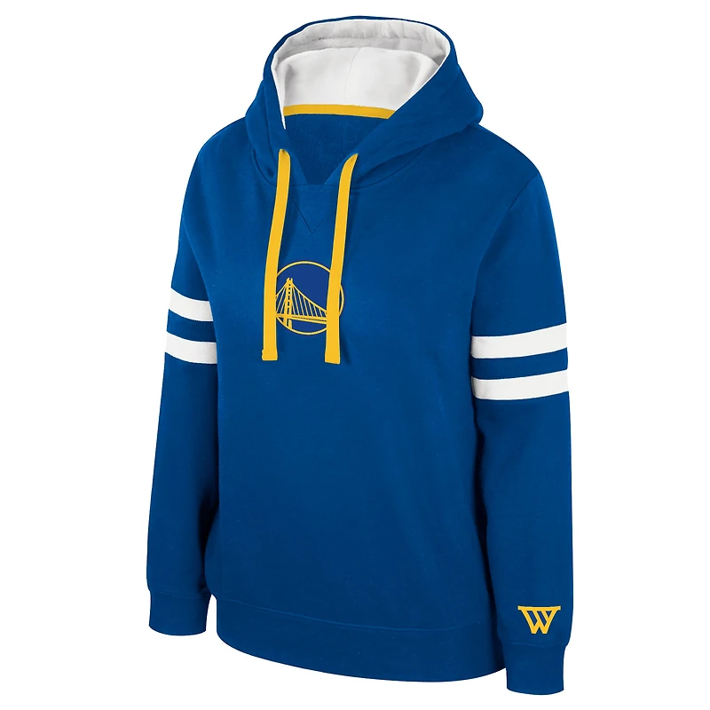 Sweat à capuche Stadium Essentials Royal Golden State Warriors Road Game pour femme