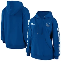 Pull WEAR by Erin Andrews Royal Golden State Warriors pour femme - Sweat à capuche