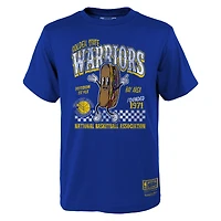 Youth Mitchell & Ness Royal Golden State Warriors Concession Food Character T-Shirt