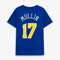Youth Chris Mullin Royal Golden State Warriors Hardwood Classics Name & Number T-Shirt