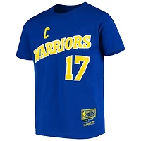 Youth Chris Mullin Royal Golden State Warriors Hardwood Classics Name & Number T-Shirt