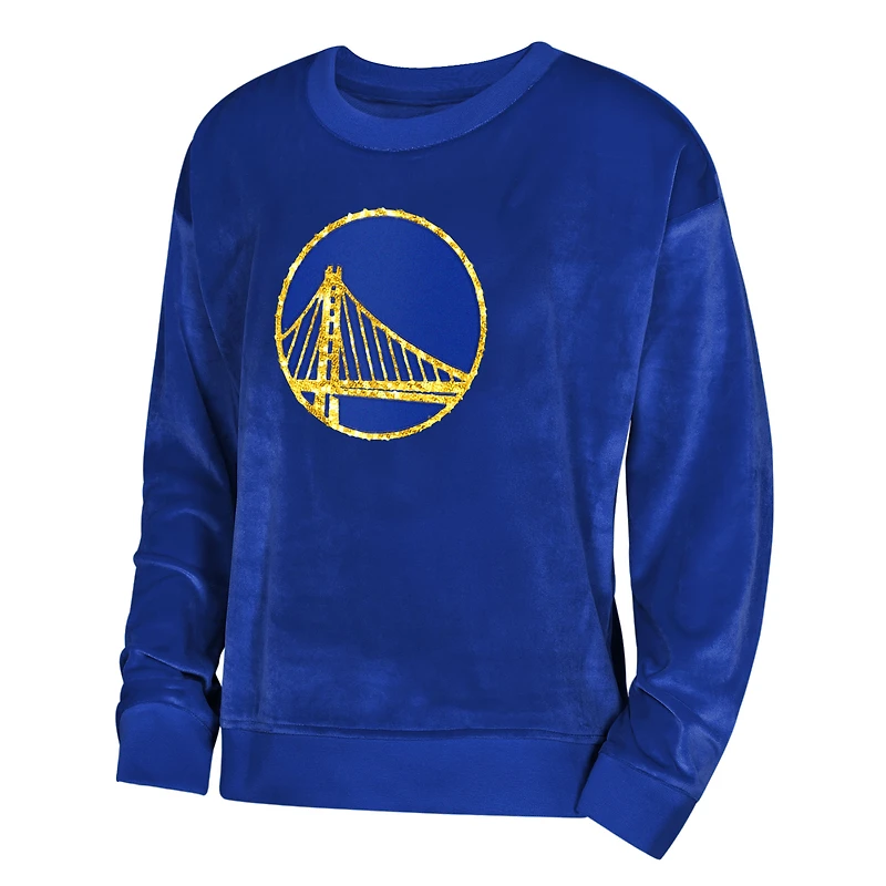 Youth Girls Outerstuff  Royal Golden State Warriors Step Back Sweatshirt
