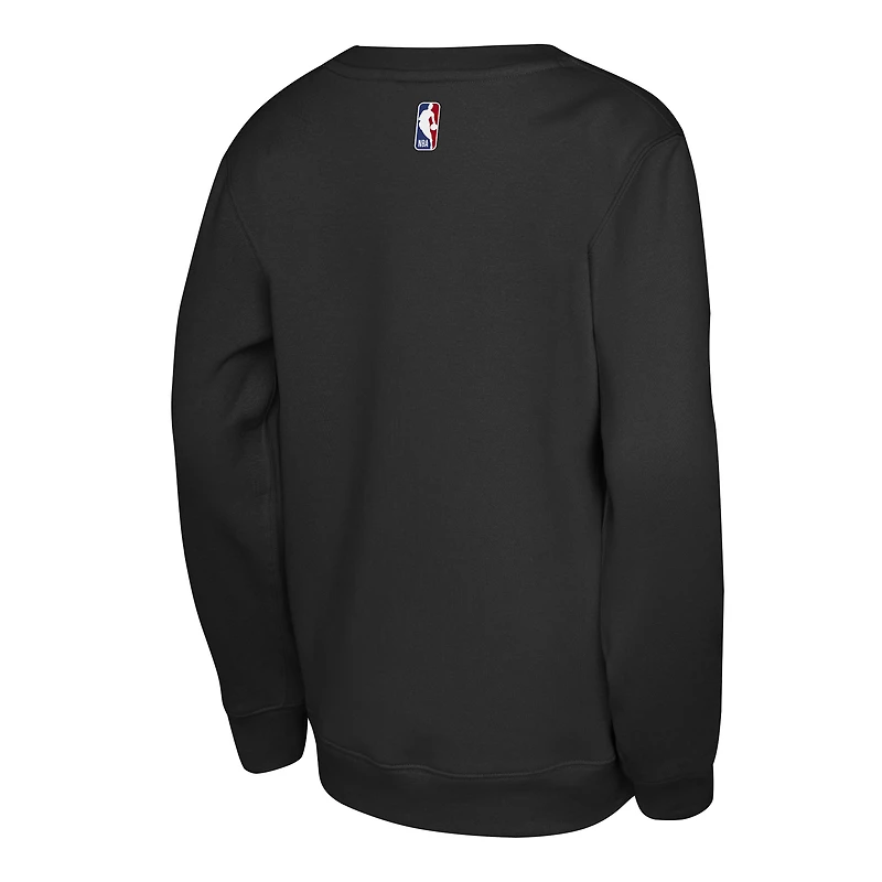 Youth Jordan Brand Black Golden State Warriors Courtside Statement Edition Sweatshirt