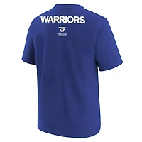 Youth Jordan Brand  Blue Golden State Warriors Courtside Statement 85 T-Shirt