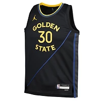 Youth Jordan Brand Stephen Curry Gold Golden State Warriors 2022/23 Swingman Player Jersey - Statement Edition
