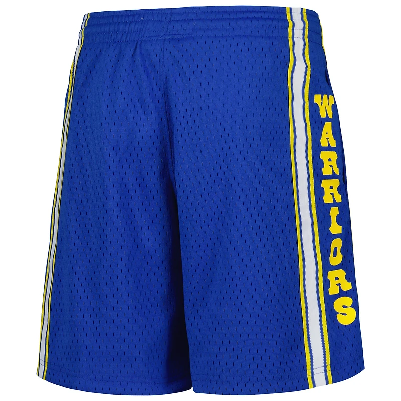 Short Swingman Mitchell & Ness Royal Golden State Warriors Hardwood Classics pour jeune