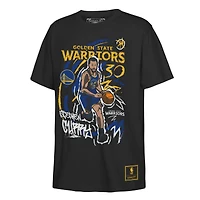 T-shirt Mitchell & Ness Stephen Curry noir Golden State Warriors pour enfant