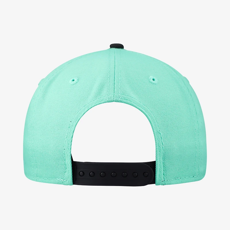 Youth New Era Turquoise/Charcoal Golden State Warriors 9FIFTY Snapback Hat