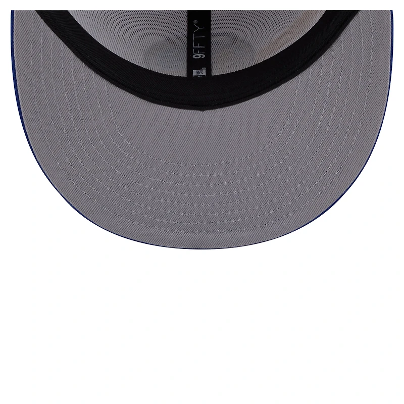 Casquette snapback New Era blanche/bleu roi Golden State Warriors Swept 9FIFTY pour jeunes