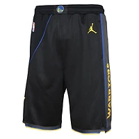Youth Nike  Black Golden State Warriors Authentic Statement Edition Swingman Shorts