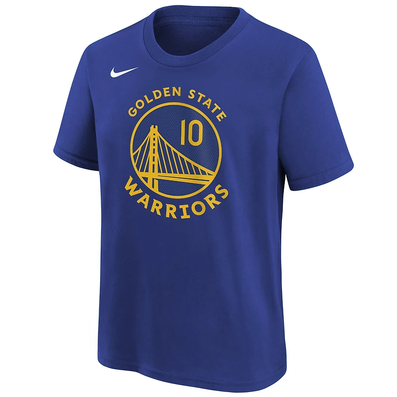 T-shirt Nike Jimmy Butler III Royal Golden State Warriors Icon Edition avec nom et numéro pour jeune