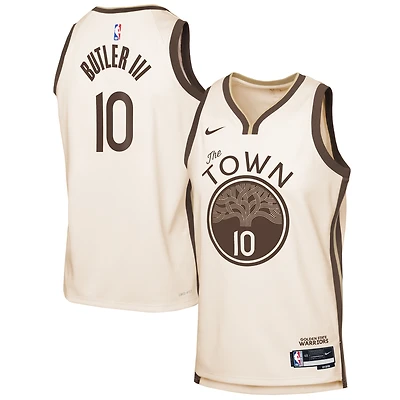 Youth Nike Jimmy Butler III Tan Golden State Warriors 2025/26 City Edition Swingman Jersey