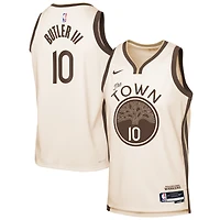 Youth Nike Jimmy Butler III Tan Golden State Warriors 2025/26 City Edition Swingman Jersey