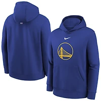 Youth Nike Royal Golden State Warriors 2025/26 Club Fleece Hoodie