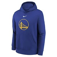 Youth Nike Royal Golden State Warriors 2025/26 Club Fleece Hoodie