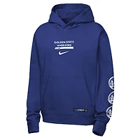 Sweat à capuche Nike Royal Golden State Warriors Courtside Club Premiere pour jeunes