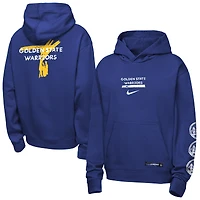 Youth Nike Royal Golden State Warriors Courtside Club Premiere Hoodie