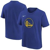 Youth Nike  Royal Golden State Warriors Team Essential Logo T-Shirt