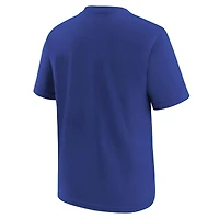 Youth Nike  Royal Golden State Warriors Team Essential Logo T-Shirt
