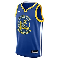 Maillot Swingman Nike Stephen Curry Royal Golden State Warriors pour Jeune - Édition Icône