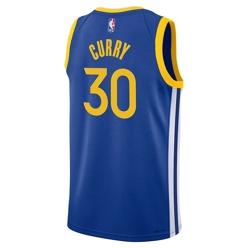 Maillot Swingman Nike Stephen Curry Royal Golden State Warriors pour Jeune - Édition Icône