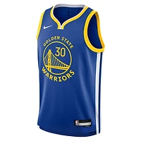 Youth Nike Stephen Curry Royal Golden State Warriors Swingman Jersey - Icon Edition