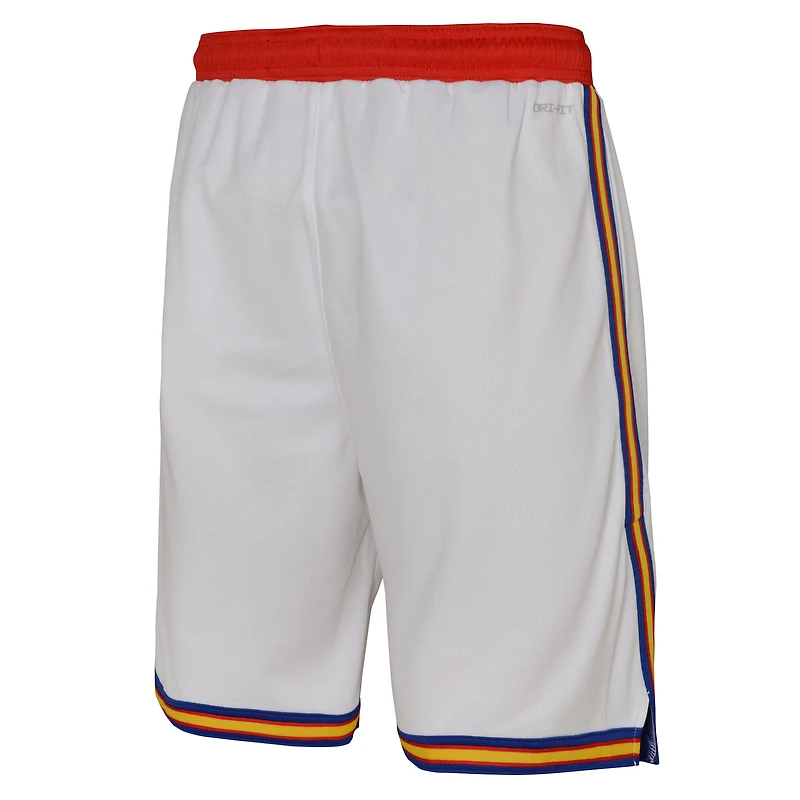 Youth Nike White Golden State Warriors 2024/25 City Edition Swingman Performance Shorts