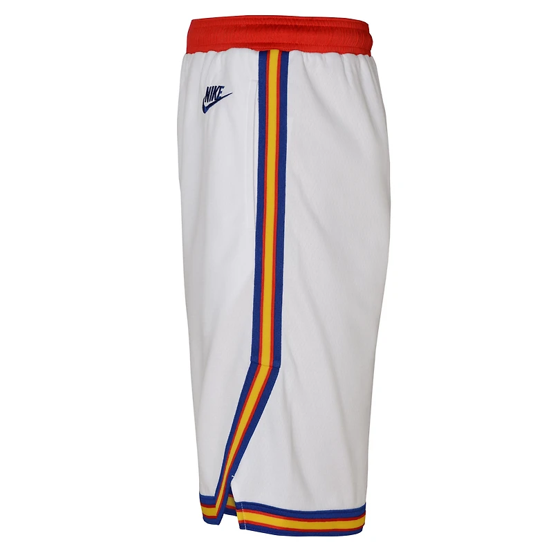 Youth Nike White Golden State Warriors 2024/25 City Edition Swingman Performance Shorts