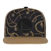 Youth Outerstuff  Black Golden State Warriors Street Hooper Snapback Hat
