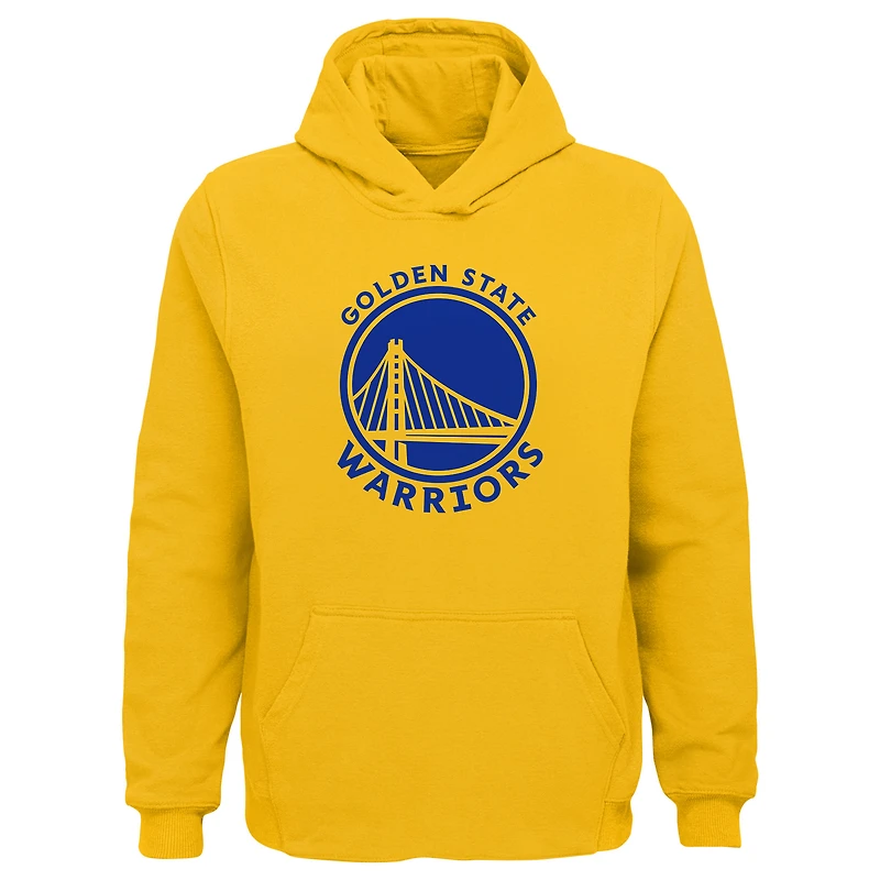 Youth Outerstuff Royal Golden State Warriors Primary Logo Pullover Hoodie