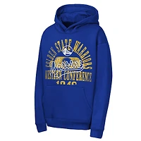 Sweat à capuche Youth Outerstuff Royal Golden State Warriors Sweep