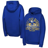 Sweat à capuche Youth Outerstuff Royal Golden State Warriors Sweep