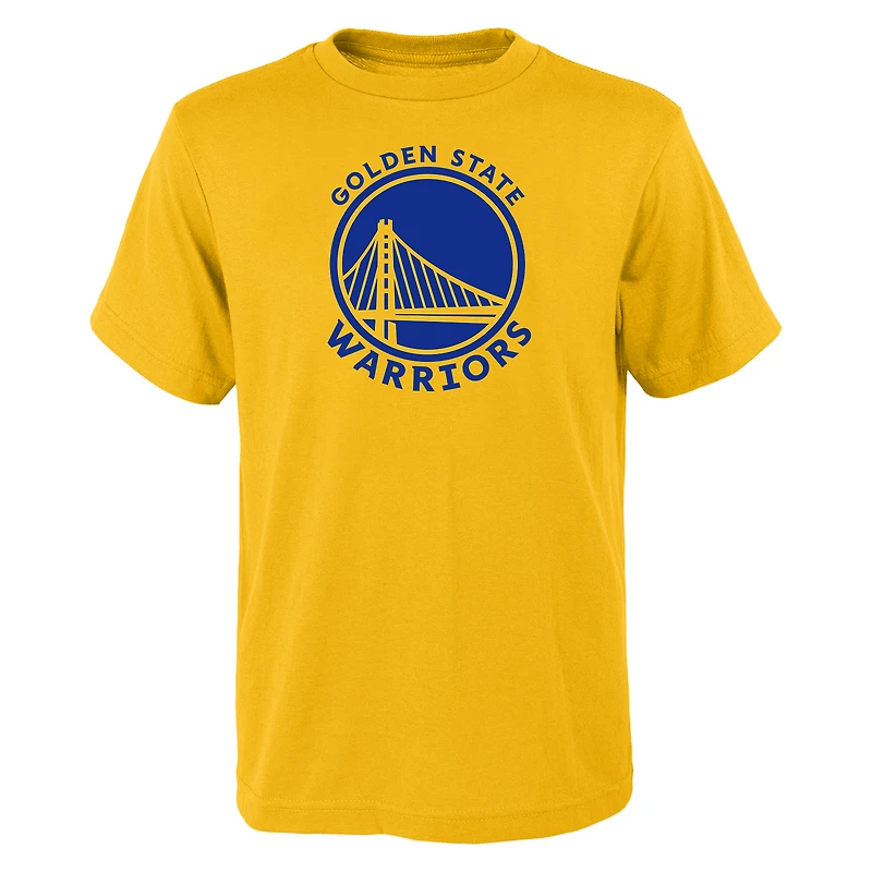 T-shirt pour jeunes Outerstuff Royal Golden State Warriors avec logo principal