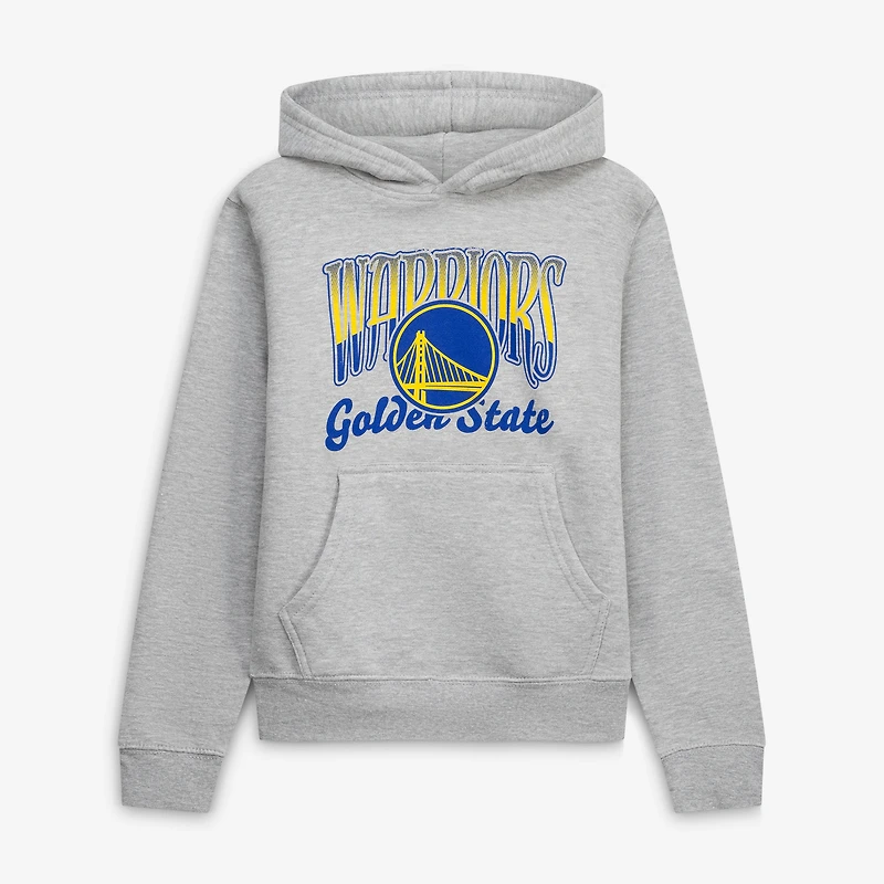 Youth Stadium Essentials Heather Gray Golden State Warriors Sky High Hoodie