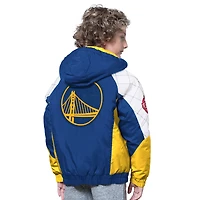 Youth Starter  Royal/Gold Golden State Warriors All Time Pro Jr. Full-Zip Hoodie Jacket