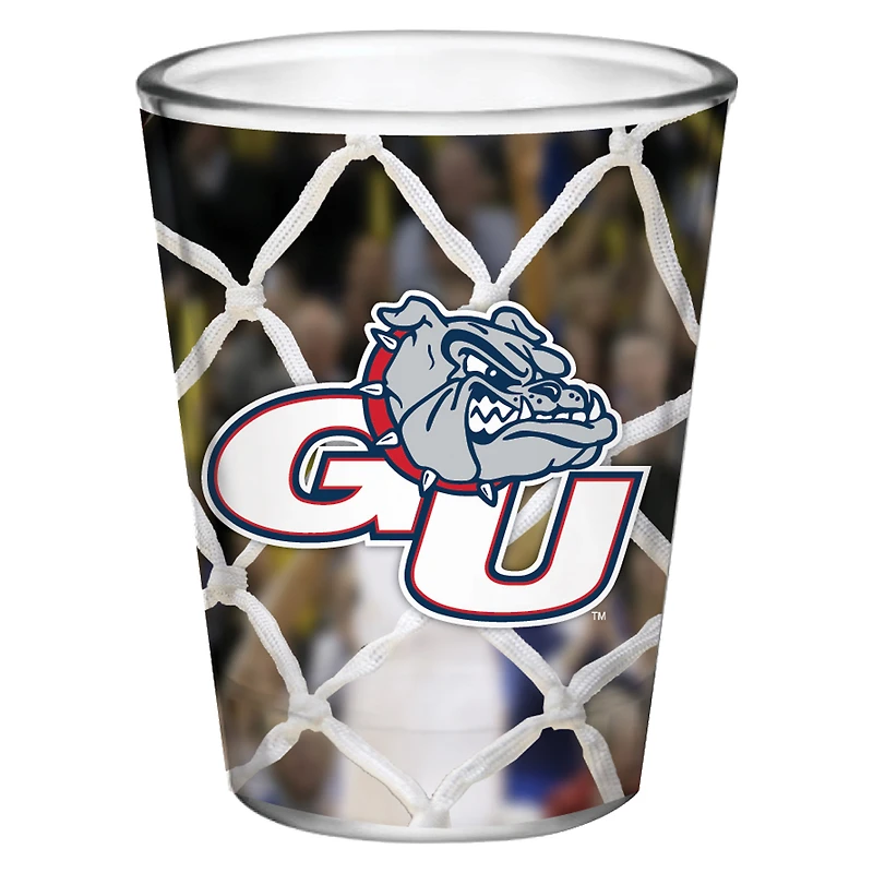 Gonzaga Bulldogs 2 oz. Verre à liqueur de collection de basket-ball