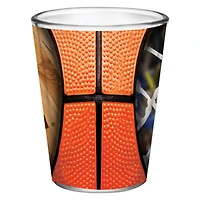 Gonzaga Bulldogs 2 oz. Verre à liqueur de collection de basket-ball