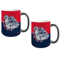 Gonzaga Bulldogs Two-Pack 15oz. Reveal Mug Set