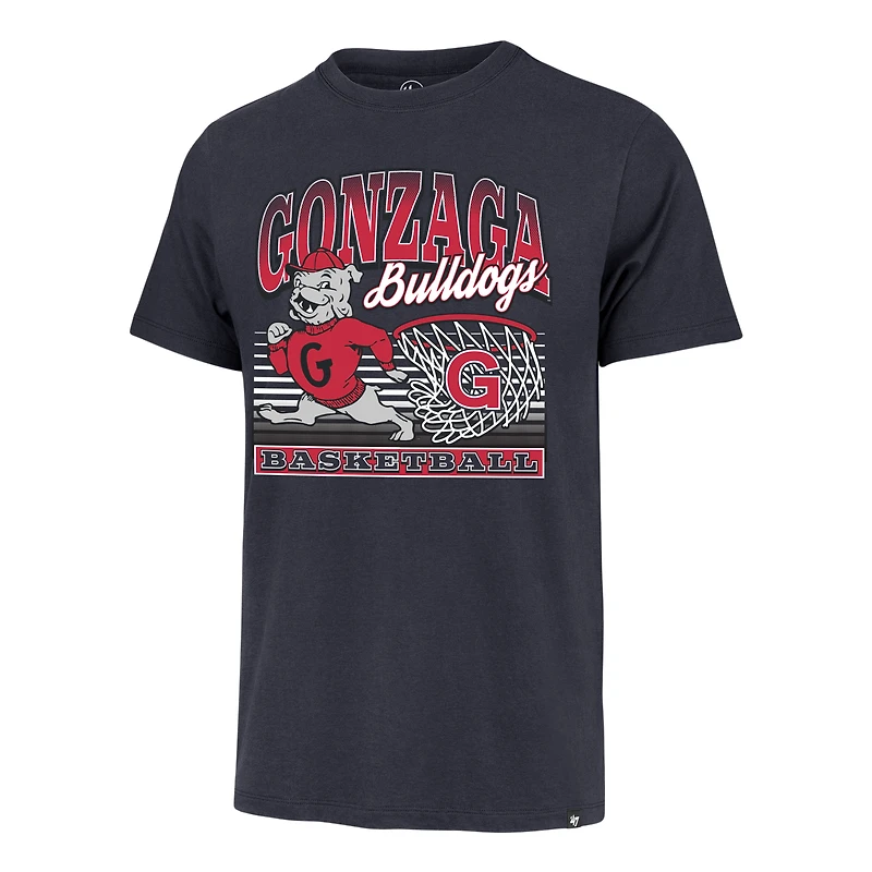 T-shirt masculin '47 Navy Gonzaga Bulldogs Regional Franklin