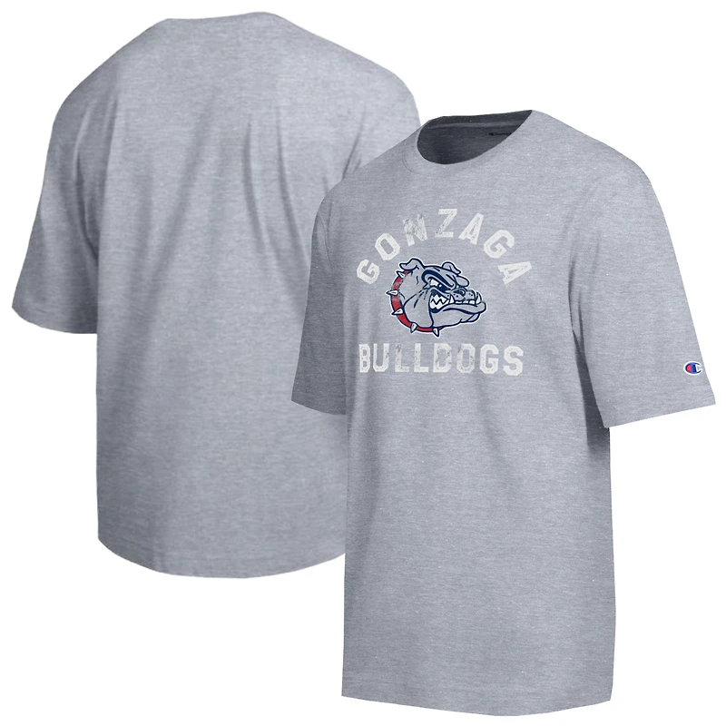 T-shirt de l'équipe masculine des Gonzaga Bulldogs, couleur gris chiné, champion