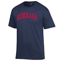 T-shirt à arche basique pour homme Champion Navy Gonzaga Bulldogs