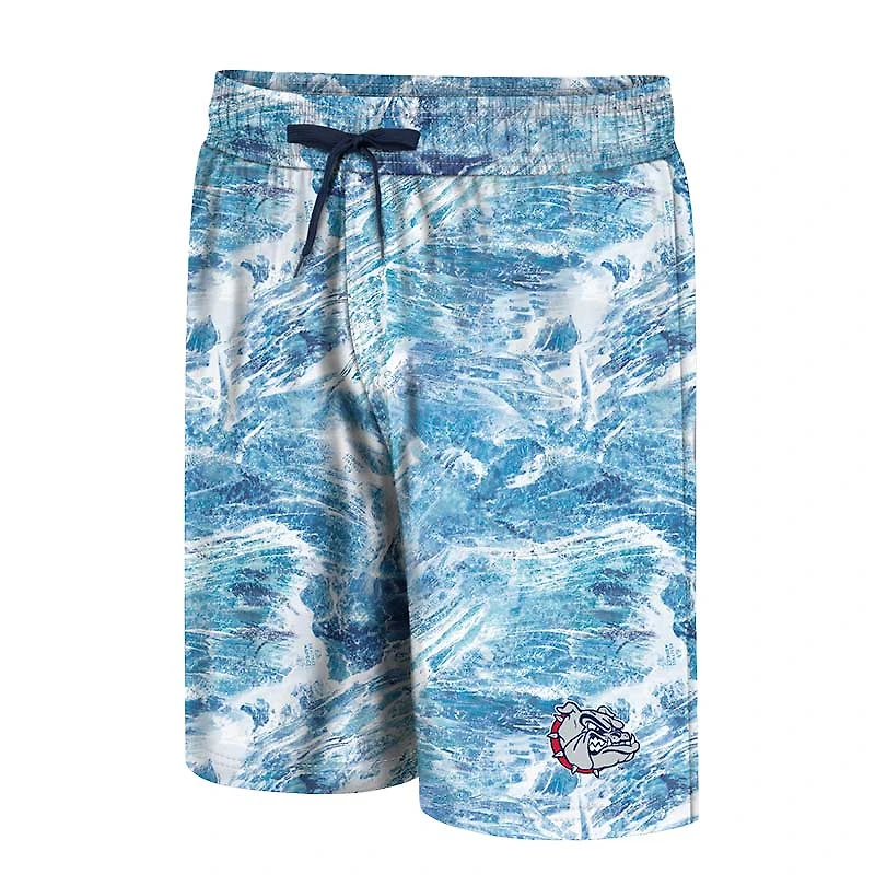Colosseum Blue Gonzaga Bulldogs Realtree Aspect Ohana Short de bain pour homme