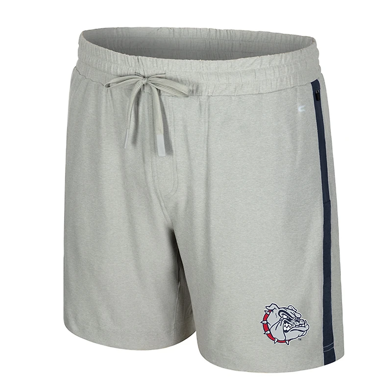 Short Mac Gonzaga Bulldogs gris Colosseum pour homme