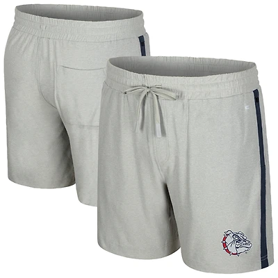 Men's Colosseum Gray Gonzaga Bulldogs Mac Shorts