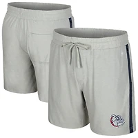 Short Mac Gonzaga Bulldogs gris Colosseum pour homme