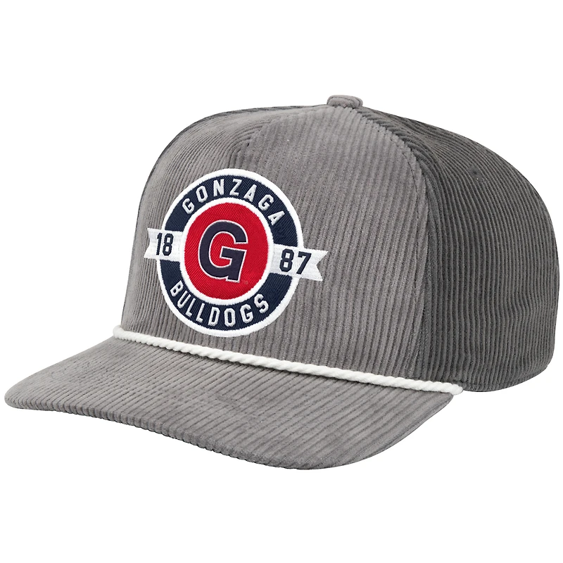 Men's Colosseum  Gray Gonzaga Bulldogs Where's My Hat Podium Adjustable Trucker Hat