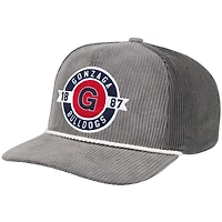 Men's Colosseum  Gray Gonzaga Bulldogs Where's My Hat Podium Adjustable Trucker Hat